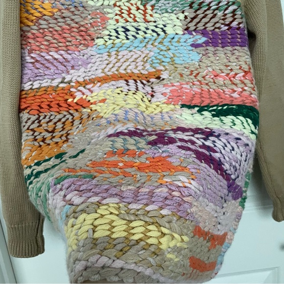 CHLOE Chunky Knit Multi-color Runway Sweater \\ S - Picture 5 of 14